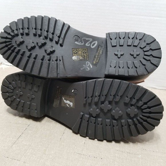 Seven7 Women Ankle Boots Brown Size 8.5 Bootie Side Zip Buckle - Picture 10 of 14